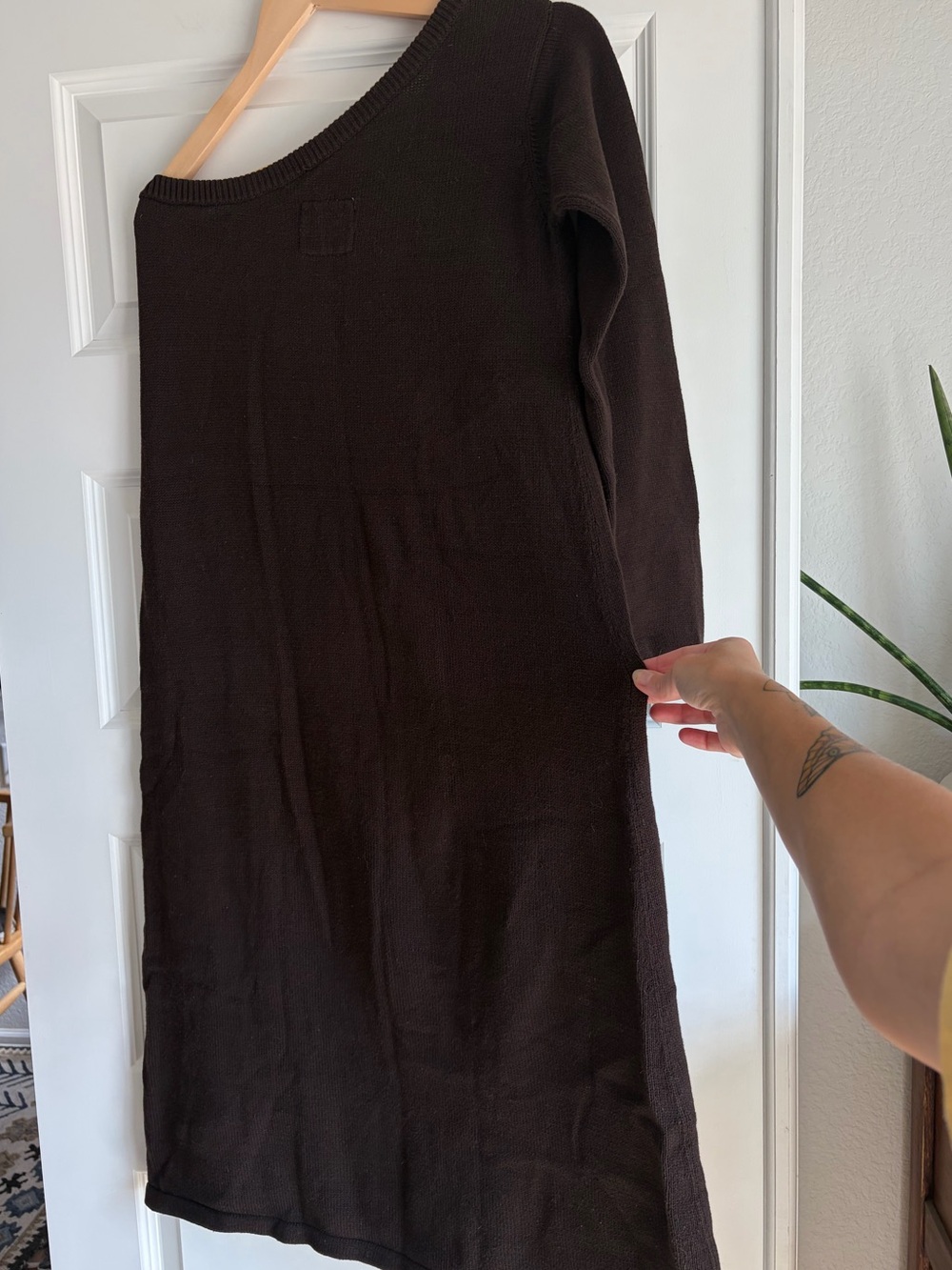 Avy & Co ODE One Shoulder Knit Dress - Picture 4 of 5